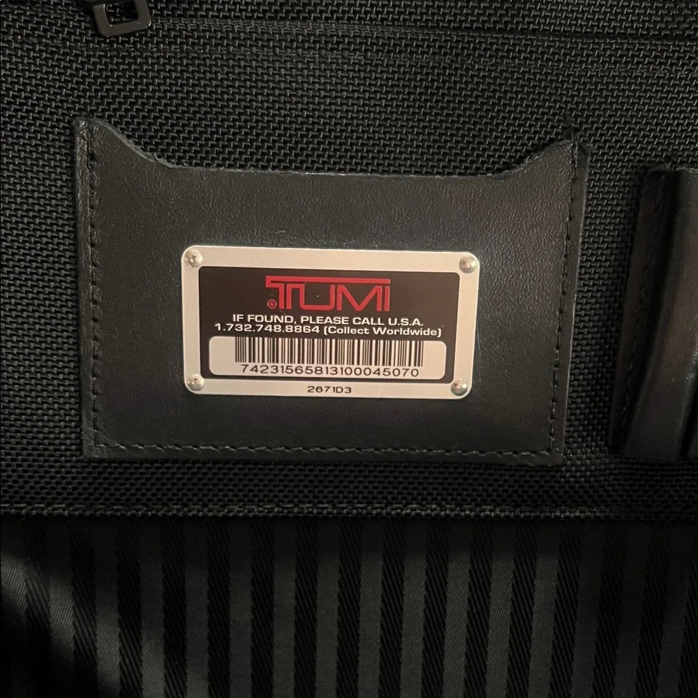 TUMI Expandable Organizer Briefcase Laptop Bag - Picture 4 of 7